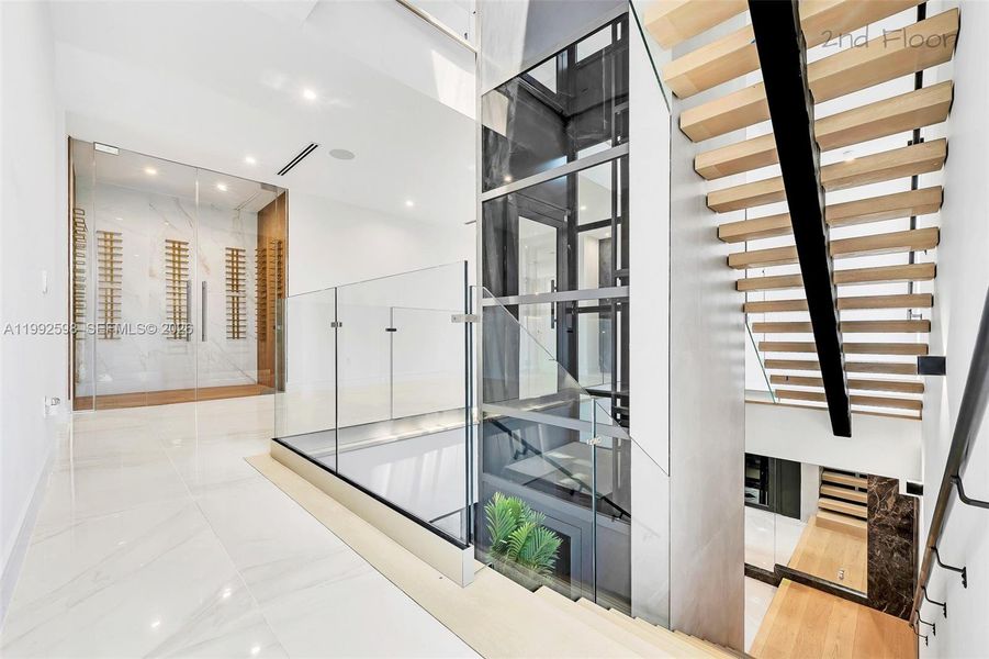 Furnished interior view inside a new home in , Key Largo (Image 42).