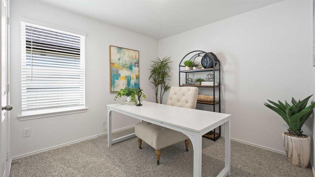 Furnished interior view inside a new home in Tamarron, Fulshear (Image 29).