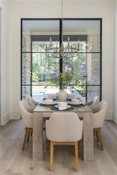 Furnished interior view inside a new home in , Alpharetta (Image 10).
