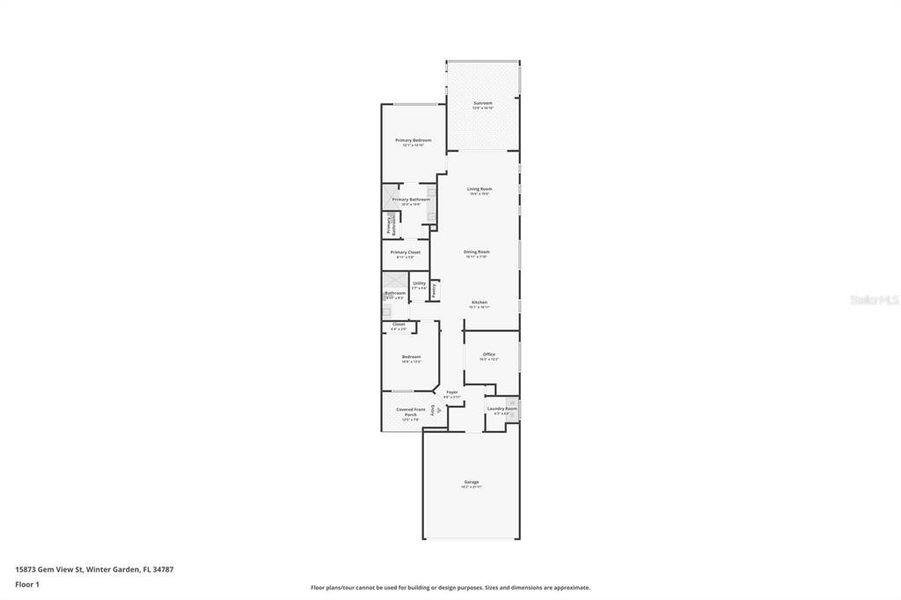 2D floor plan layout of this home in Del Webb Oasis, Winter Garden, FL (Image 5). 2D floor plan layout of this home in Del Webb Oasis, Winter Garden, FL (Image 5).