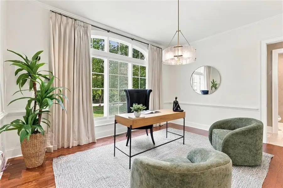 Furnished interior view inside a new home in , Sandy Springs (Image 34).