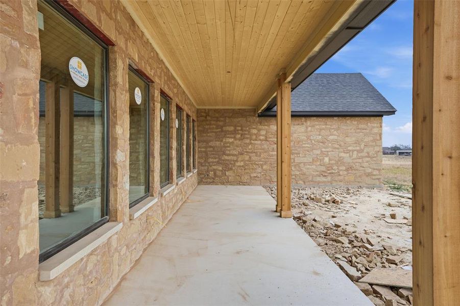 Exterior details and patio area of a home in , Crawford (Image 2). Exterior details and patio area of a home in , Crawford (Image 2).