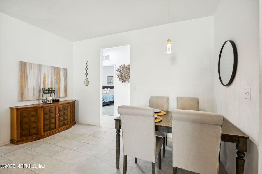 Furnished interior view inside a new home in Wilford Preserve, Orange Park (Image 26). Furnished interior view inside a new home in Wilford Preserve, Orange Park (Image 26).