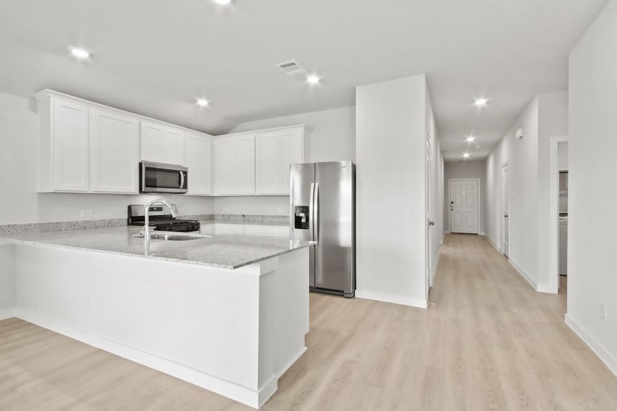 Furnished interior view inside a new home in The Villages at Westpointe, Dayton (Image 4). Furnished interior view inside a new home in The Villages at Westpointe, Dayton (Image 4).