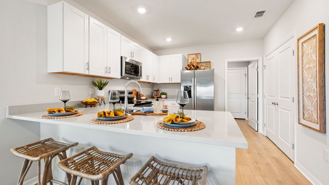 Representative furnished interior of a home built from the Holly by Taylor Morrison in Cove at Coasterra, Palmetto (Image 6).