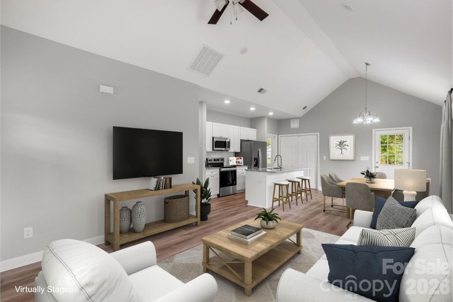 Furnished interior view inside a new home in , East Spencer (Image 15).