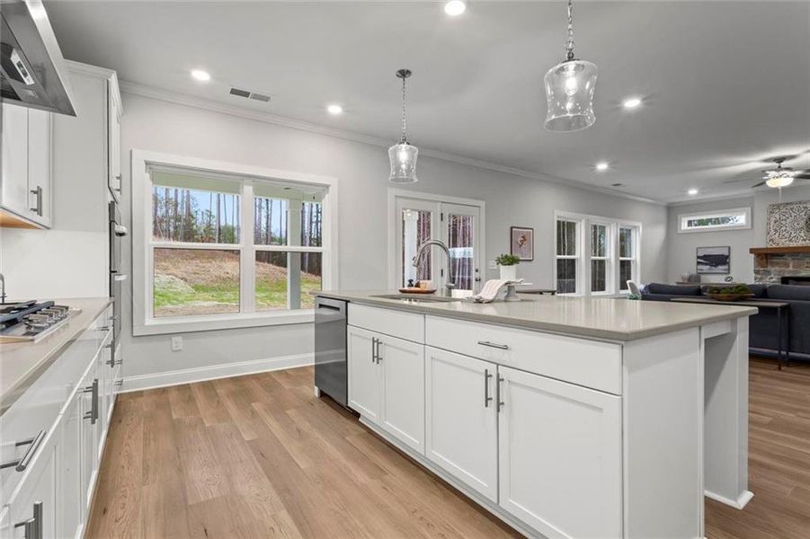 Furnished interior view inside a new home in , Dallas (Image 19).