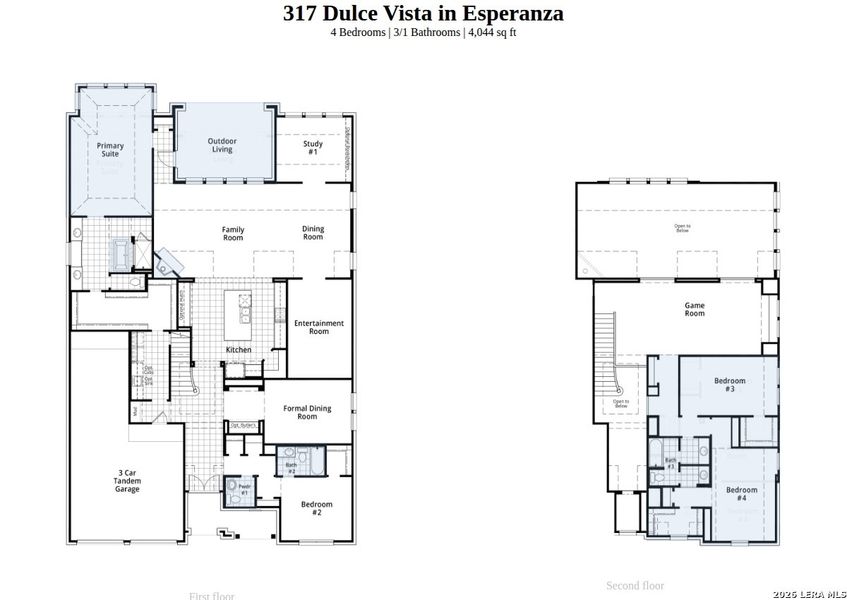2D floor plan layout of this home in Esperanza, Boerne, TX (Image 3). 2D floor plan layout of this home in Esperanza, Boerne, TX (Image 3).