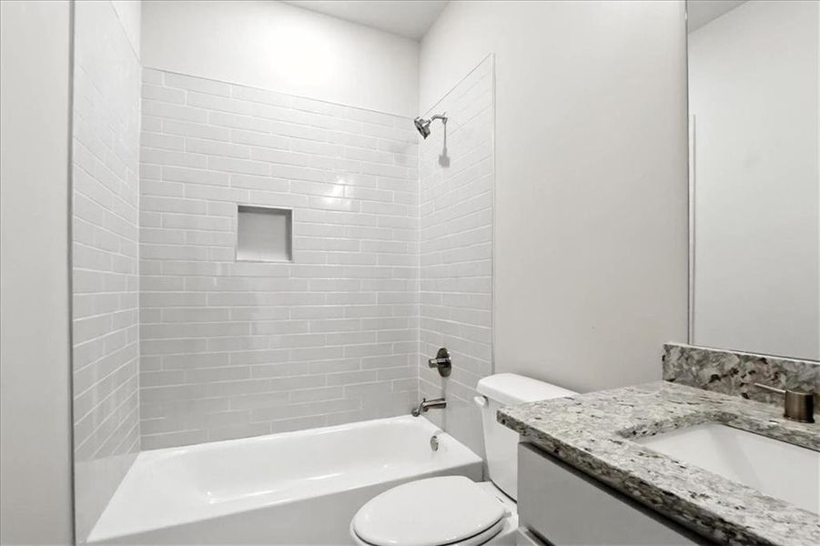 Furnished interior view inside a new home in Old Town Estates, Monroe (Image 38).