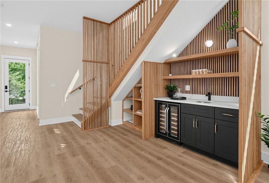 Furnished interior view inside a new home in , Atlanta (Image 17).
