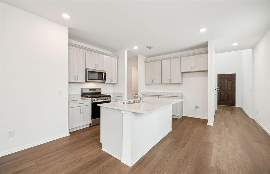 Abundant cabinet space in kitchen Abundant cabinet space in kitchen