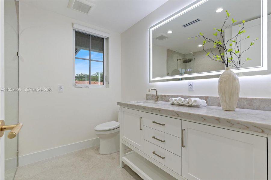 Furnished interior view inside a new home in , Miami (Image 16).