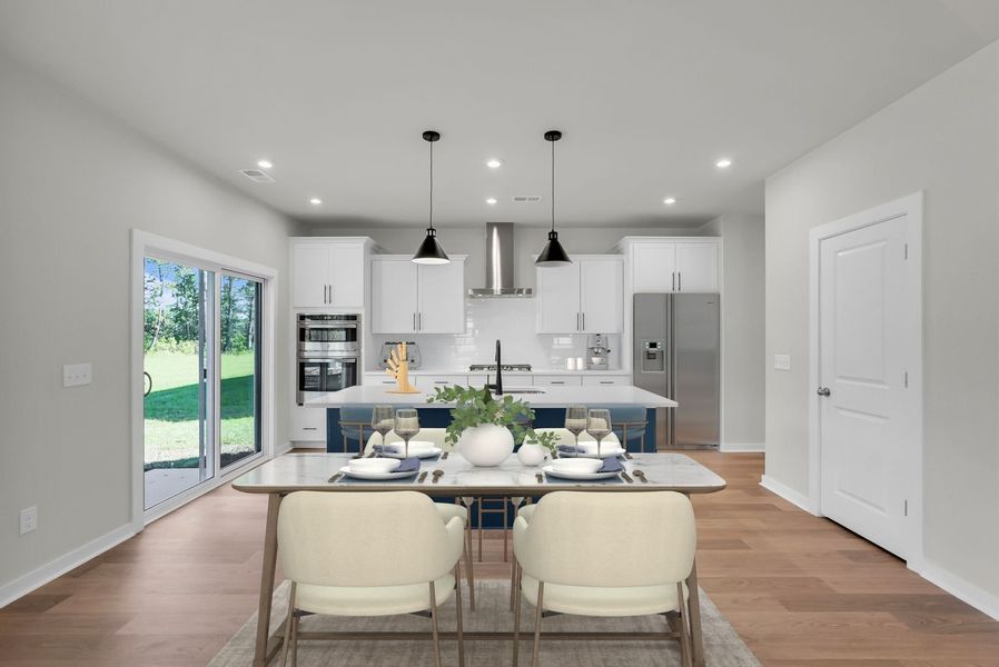 Dining Area and Kitchen Dining Area and Kitchen