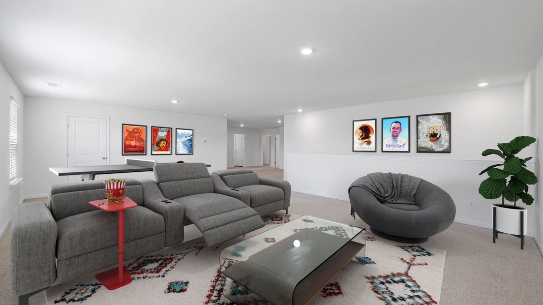 Furnished interior view inside a new home in Catlett Cove, Knoxville (Image 14).