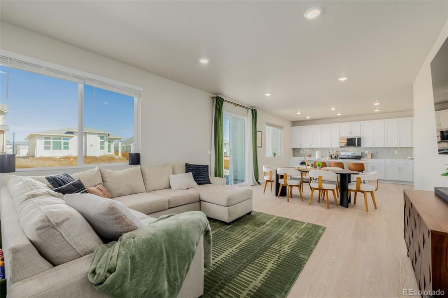 Furnished interior view inside a new home in , Peyton (Image 15).