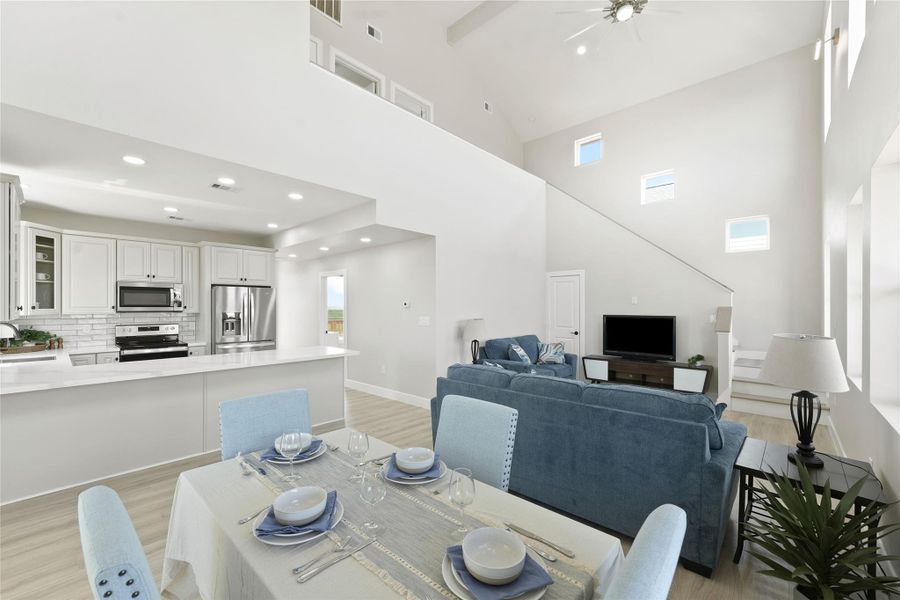 Furnished interior view inside a new home in , Surfside Beach (Image 6).
