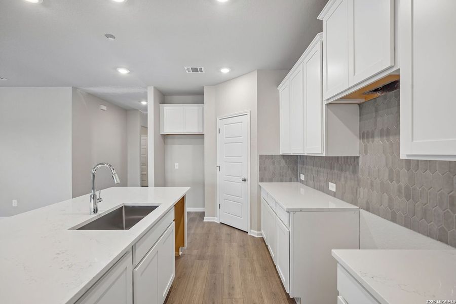 Furnished interior view inside a new home in Remington Ranch, San Antonio (Image 12).