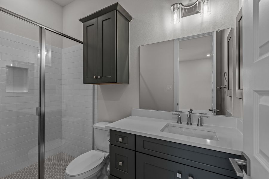 Representative furnished interior of a home built from the Fredericksburg by Beazer Homes in Highland Estates, San Antonio (Image 9).