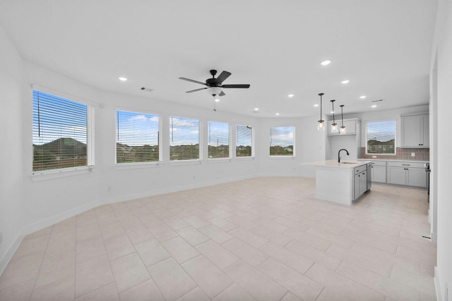 Spacious, unfurnished interior of a new home in Elyson 60's, Katy (Image 14). Spacious, unfurnished interior of a new home in Elyson 60's, Katy (Image 14).