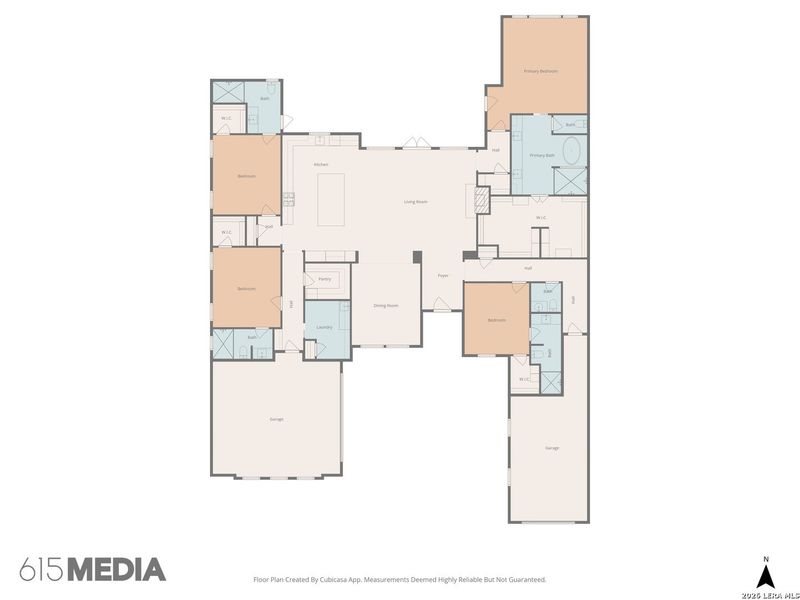 2D floor plan layout of this home in , San Antonio, TX (Image 4).