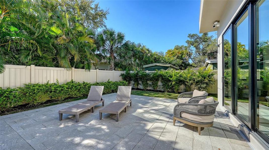 Exterior details and patio area of a home in , Sarasota (Image 28).