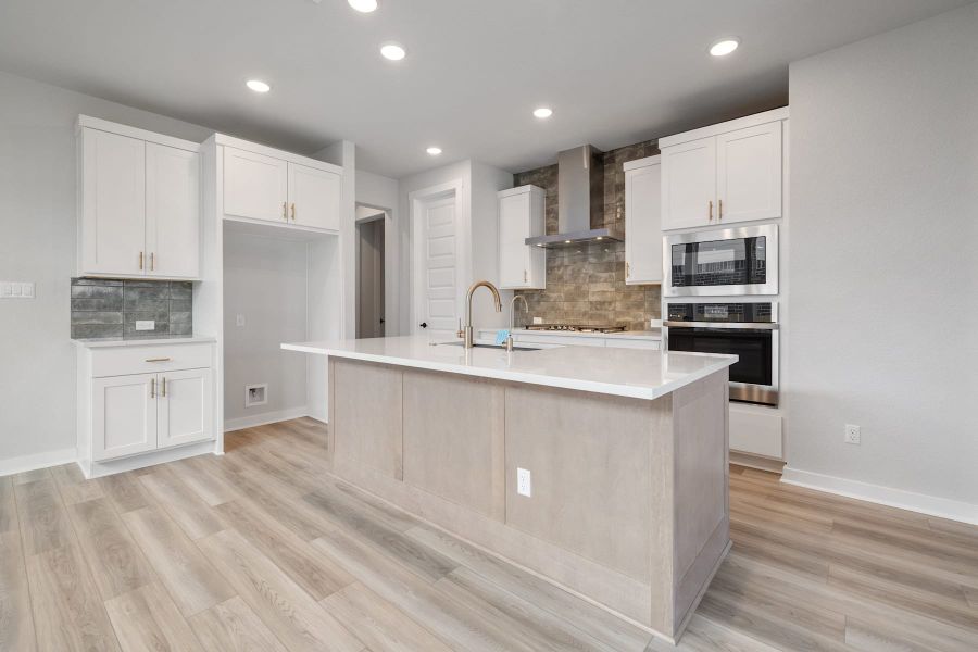 Furnished interior view inside a new home in Lariat, Liberty Hill (Image 10).