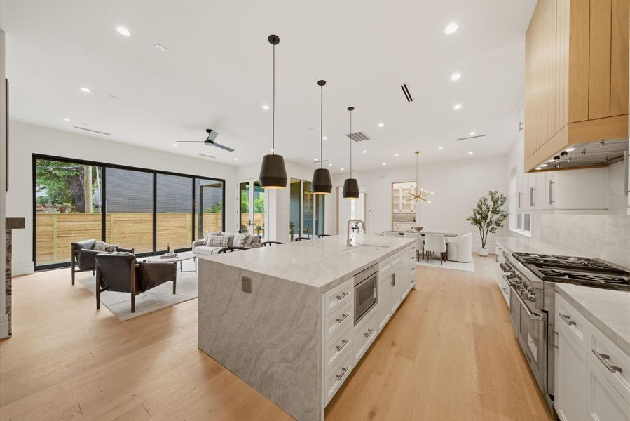 Furnished interior view inside a new home in , Houston (Image 27).