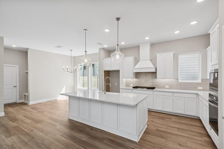 Furnished interior view inside a new home in Pomona 40' Homesites, Manvel (Image 16). Furnished interior view inside a new home in Pomona 40' Homesites, Manvel (Image 16).