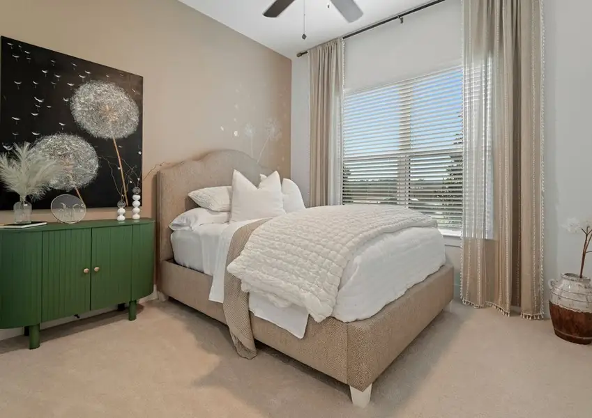 Spacious secondary bedrooms. Spacious secondary bedrooms.