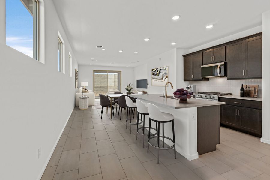 Furnished interior view inside a new home in Blackhawk, Tucson (Image 5).