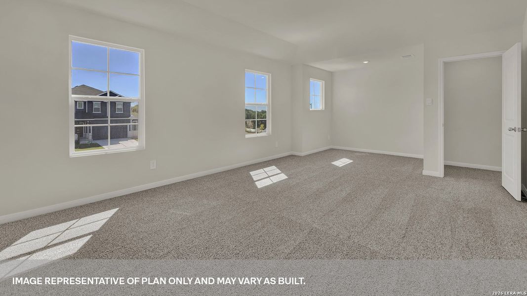 Spacious, unfurnished interior of a new home in Paramount, Kyle (Image 23).