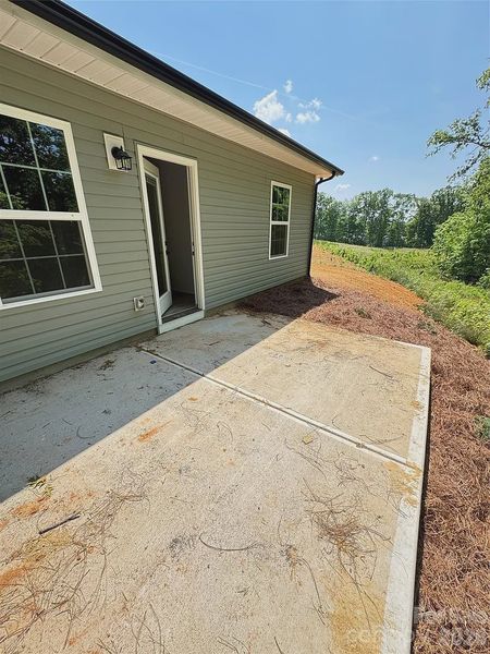 Exterior details and patio area of a home in Kerns Ridge, Salisbury (Image 2). Exterior details and patio area of a home in Kerns Ridge, Salisbury (Image 2).
