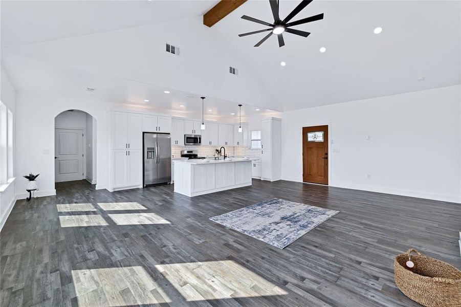 Furnished interior view inside a new home in , Kaufman (Image 12). Furnished interior view inside a new home in , Kaufman (Image 12).