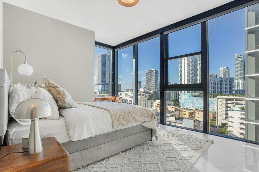 Furnished interior view inside a new home in , Miami (Image 41).