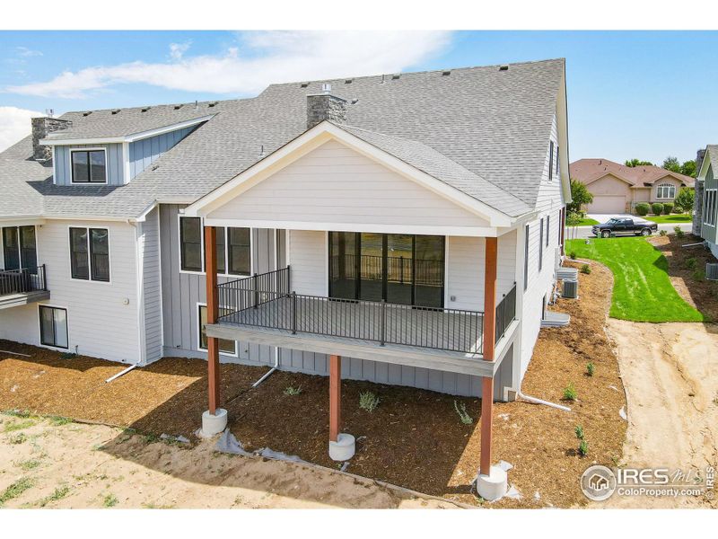 Optional upgrades include stairs off the back deck, enclosed dog run, garden areas, etc.