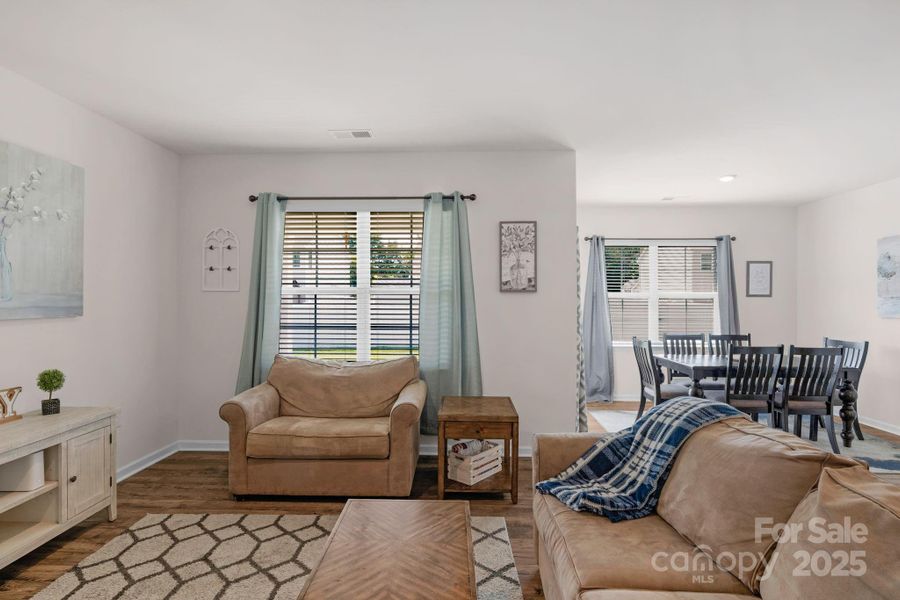 Furnished interior view inside a new home in Crossroads, Locust (Image 8). Furnished interior view inside a new home in Crossroads, Locust (Image 8).
