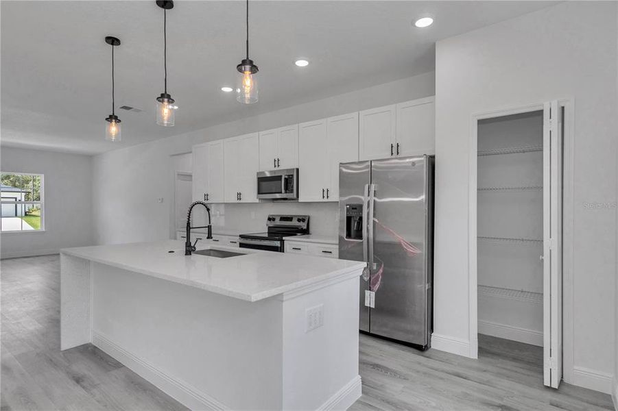 Furnished interior view inside a new home in , Citrus Springs (Image 6).