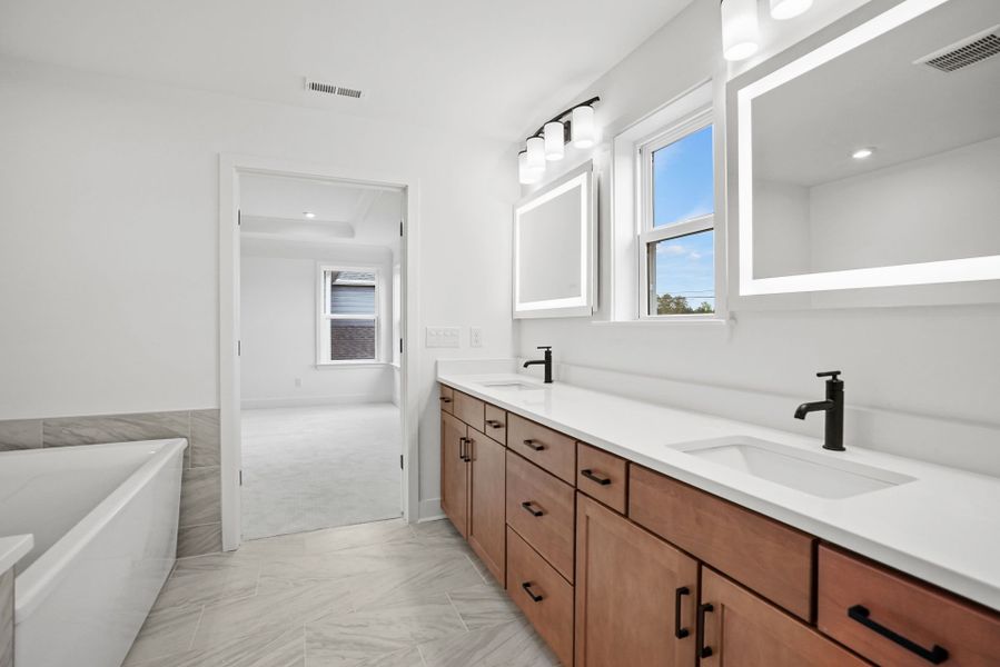 Representative furnished interior of a home built from the Montadale by Pulte Homes in Parkside Crossing, Charlotte (Image 15). Representative furnished interior of a home built from the Montadale by Pulte Homes in Parkside Crossing, Charlotte (Image 15).