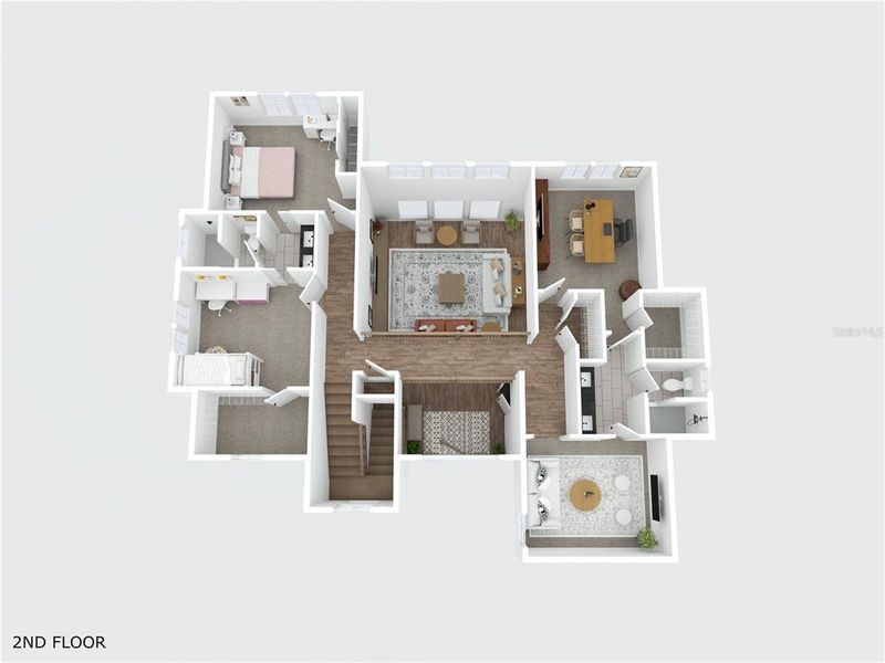 2D floor plan layout of this home in , St. Cloud, FL (Image 6).