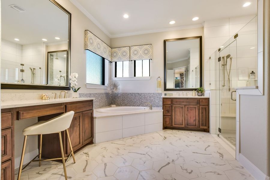 Representative furnished interior of a home built from the Siena II by Giddens Homes in Clearwater Ranch, Liberty Hill (Image 14).