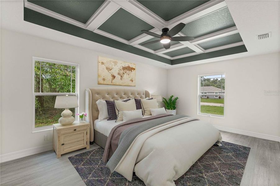 Furnished interior view inside a new home in , Dunnellon (Image 12).