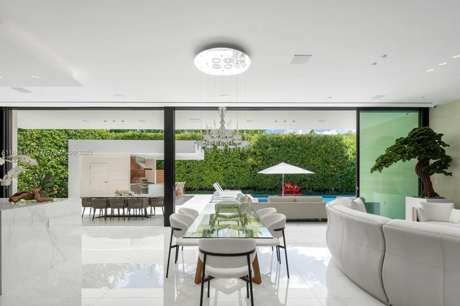 Furnished interior view inside a new home in , Miami (Image 7). Furnished interior view inside a new home in , Miami (Image 7).