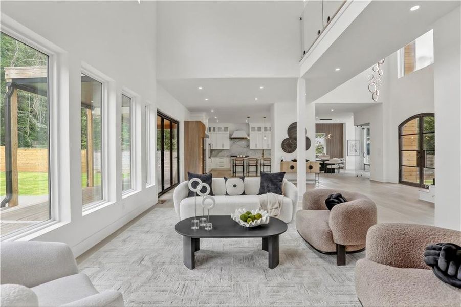 Furnished interior view inside a new home in , Atlanta (Image 15).