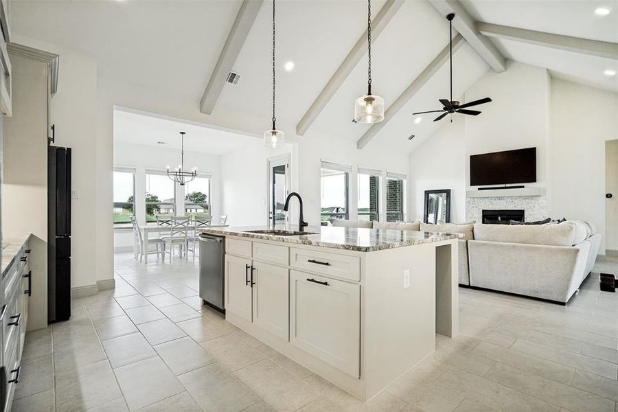 Furnished interior view inside a new home in , Poolville (Image 10).