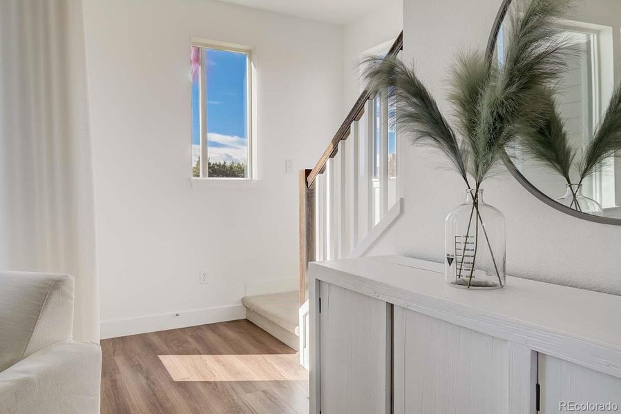 Furnished interior view inside a new home in , Denver (Image 10).