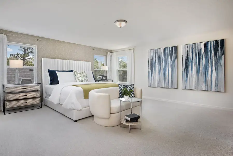 Representative furnished interior of a home built from the 2566 by KB Home in Canoe Creek Reserve III, St. Cloud (Image 3).