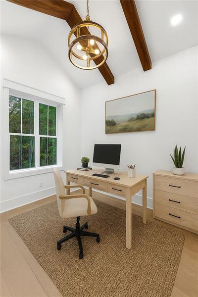 Furnished interior view inside a new home in , Cumming (Image 16).