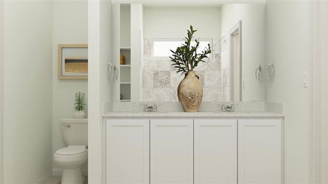 Furnished interior view inside a new home in Meadowlark Preserve: Highlands Collection, Pflugerville (Image 11).