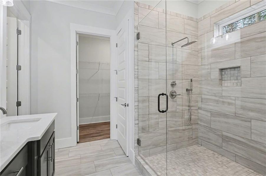 Furnished interior view inside a new home in , Clarkesville (Image 39).