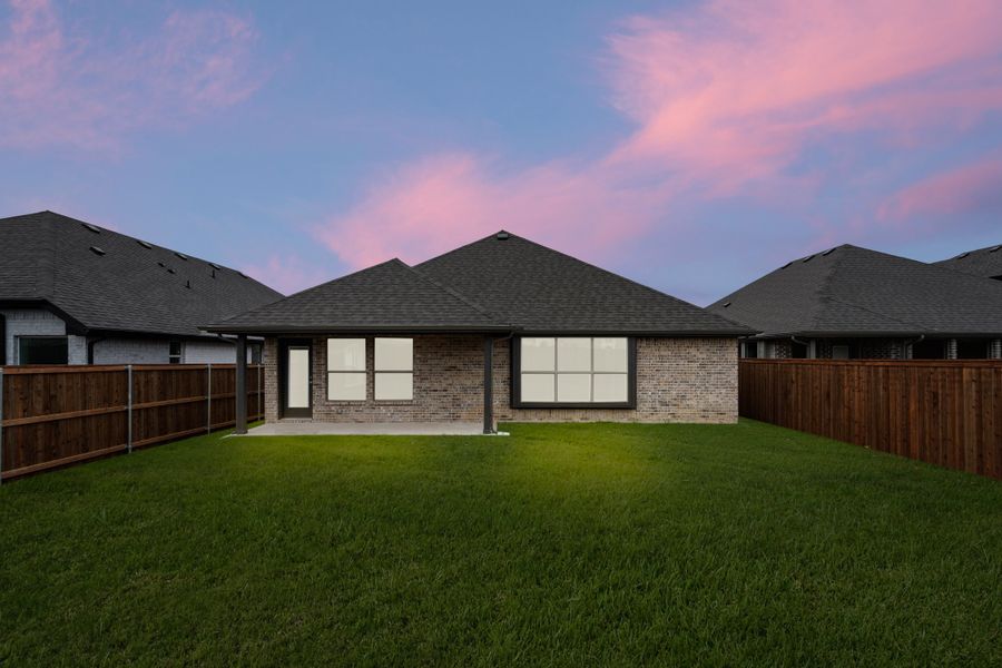 Exterior details and patio area of a home in Silo Mills, Joshua (Image 4).